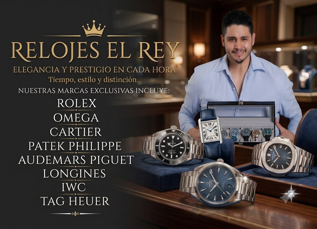 RELOJES EL REY — Rolex, Omega, Cartier, Patek Philippe, Audemars Piguet y más